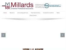 Tablet Screenshot of millards.com